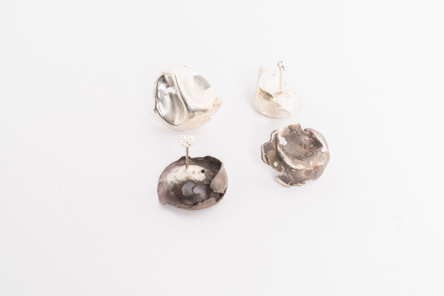Squished Dome Stud Earring