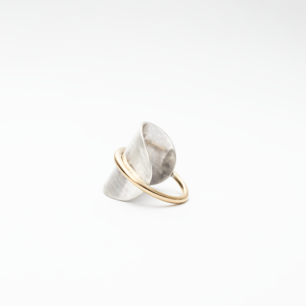 Half Moon Gold Ring