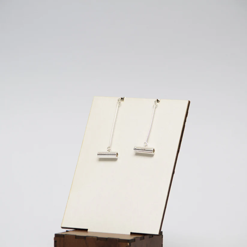 [EA14] Drop Tube Long Earrings