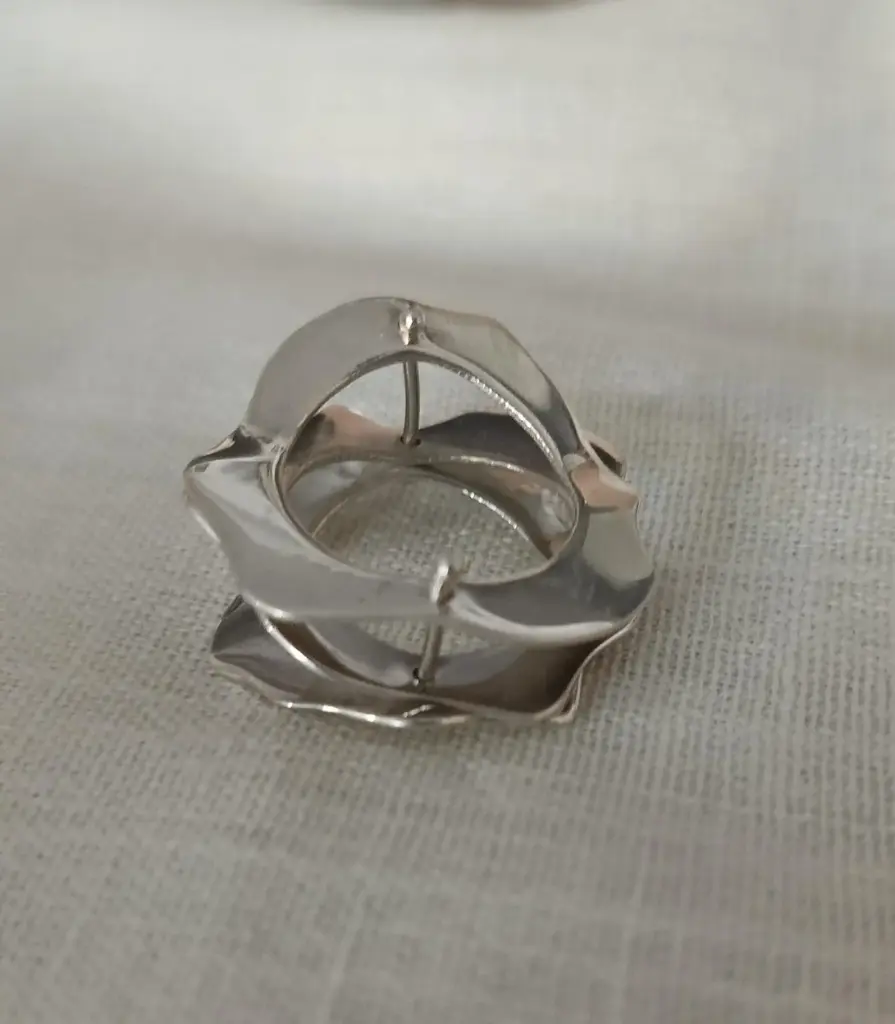 [RNG51] O-Silhouette Stackable Ring (54)