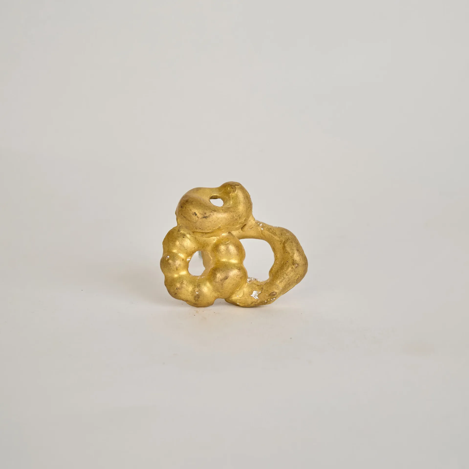 Brass Knob - Pretzel