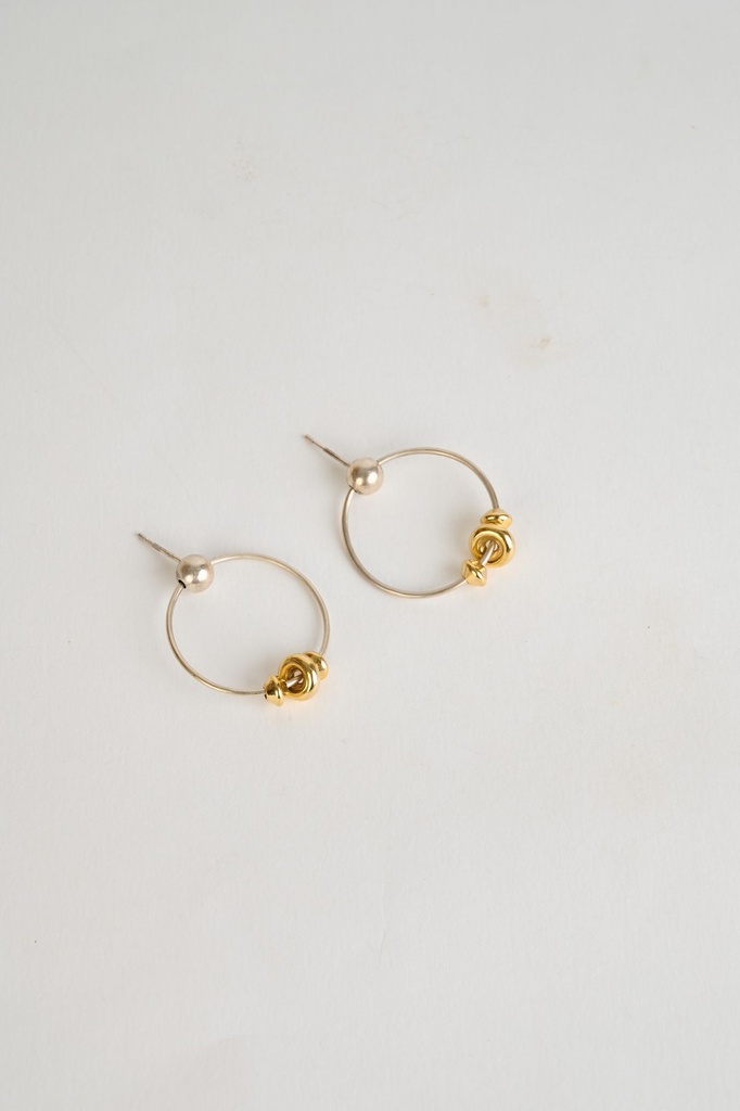 Wheelbarrow Hoops Earrings
