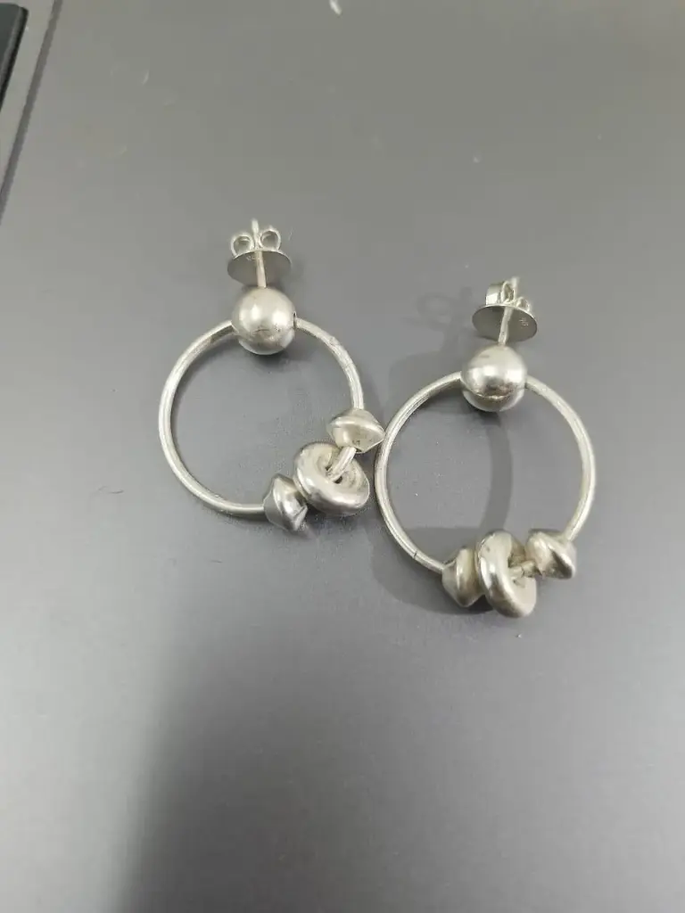 Wheelbarrow Hoops Earrings